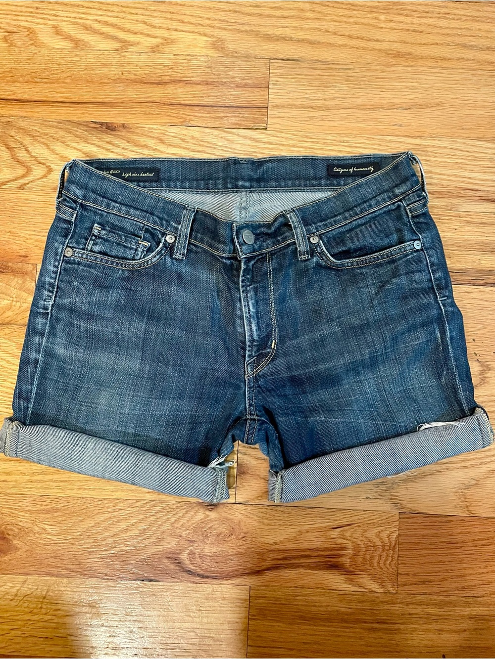 Womens Citizens of Humanity cutoff shorts